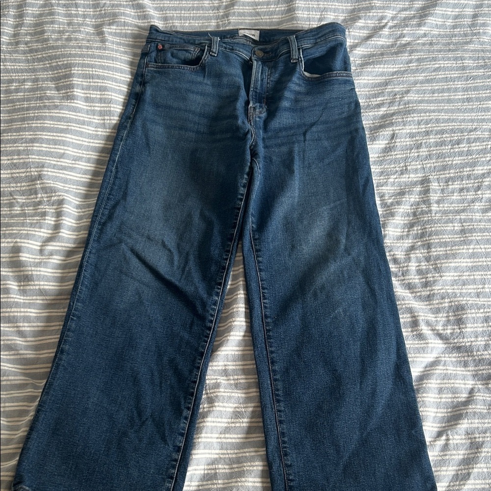 Hudson Jeans Indigo Wide Leg  Jeans Rosalie Callisto Style